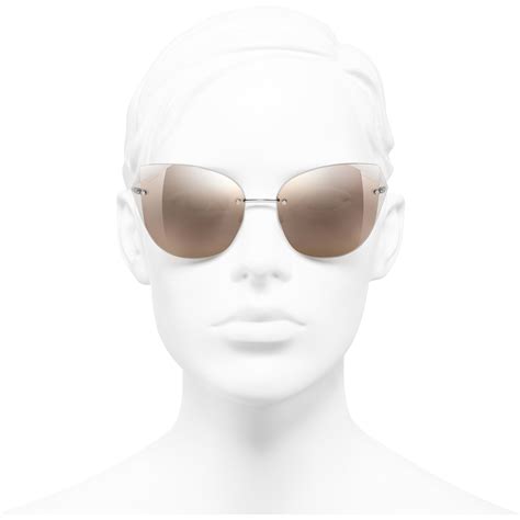 chanel cat eye sunglasses silver|best designer cat eye sunglasses.